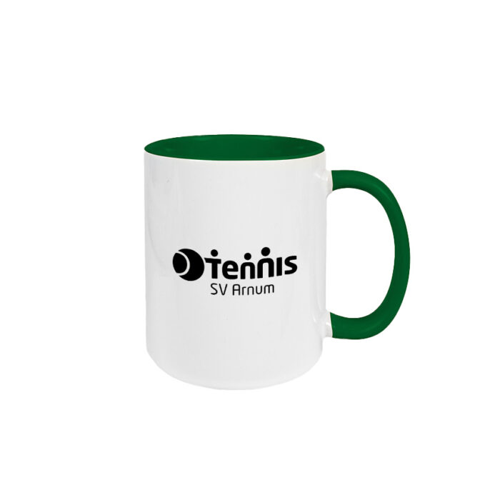 Tasse Grün Tennis